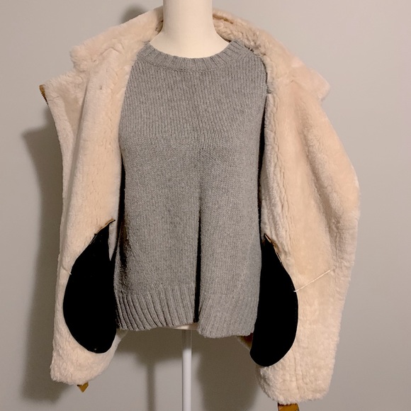 Leather jacket. 100% real fur - Picture 8 of 11